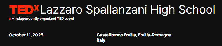 Istituto di Istruzione Superiore Lazzaro Spallanzani | TEDx Lazzaro Spallanzani