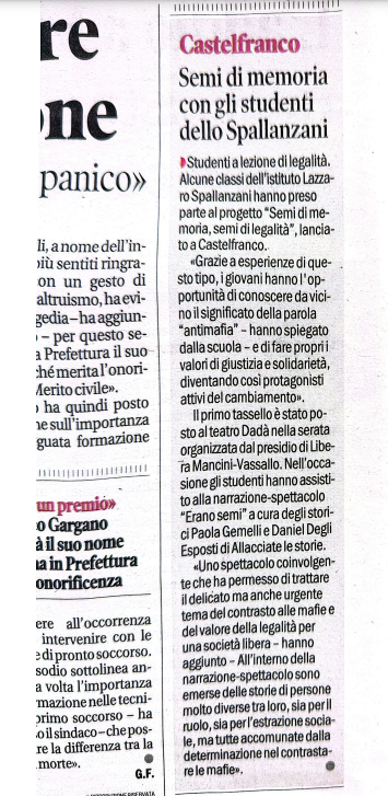Istituto di Istruzione Superiore Lazzaro Spallanzani | Dicono di noi... Istituto di Istruzione Superiore Lazzaro Spallanzani | Dicono di noi...